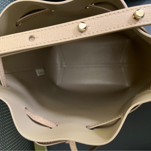 Mansur Gavriel Beige Drawstring Bag - Picture 3 of 8